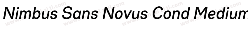 Nimbus Sans Novus Cond Medium字体转换